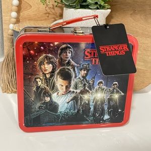 Stranger Things Lunchbox with Plushies inside